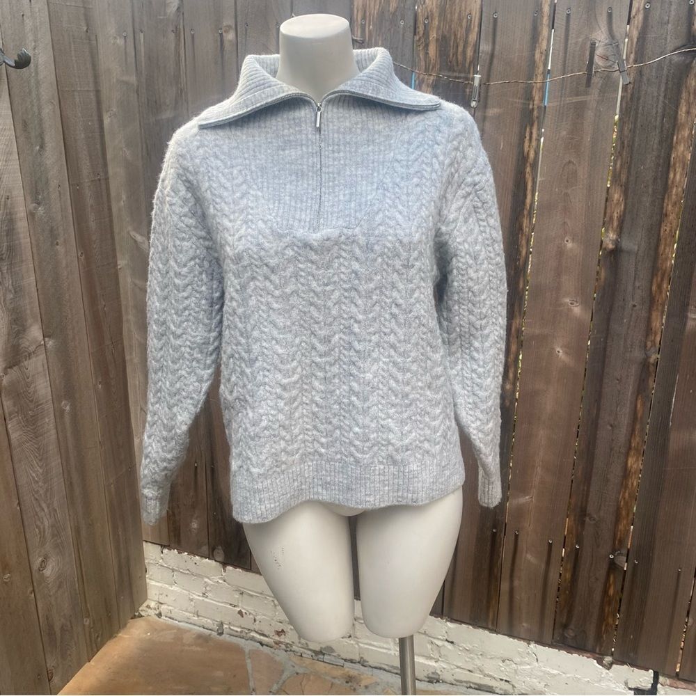 Reserved gray wool blend sweater size small